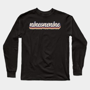 Nine One Nine Vintage 919 Raleigh North Carolina Long Sleeve T-Shirt